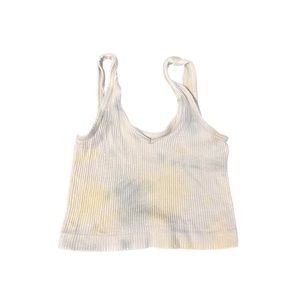 Urban Outfitters Ribbed cropped tank top Tie Dye